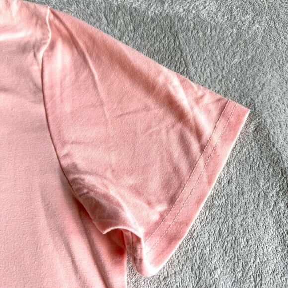 Never Too Old For Fairytales graphic Pink Cotton T-shirt - Picture 4 of 9